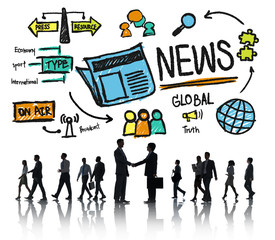 News Journalism Publication Media Advertisement Concept