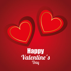 Valentines day, vector illustration.