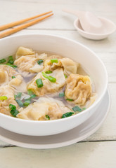 Wonton soup, Chinese food