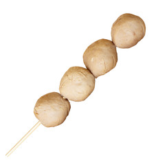 meatballs Made from pork isolated on white background