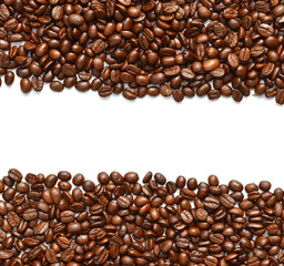 coffee beans isolated