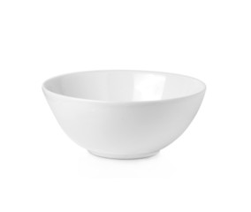 white bowl isolated on white background