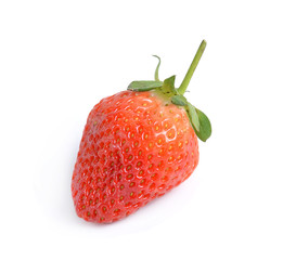 Strawberry on white background