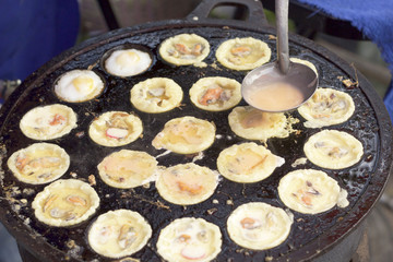 Takoyaki as Japanese style food.