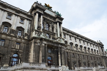 Fototapeta premium Neue Burg, palais impérial de Vienne 