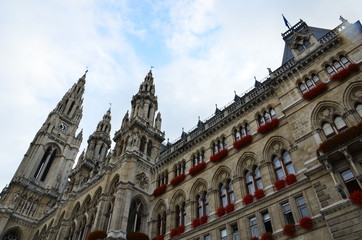 Fototapeta na wymiar Hôtel de ville de Vienne 