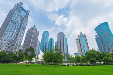Fototapeta premium Shanghai's skyscrapers