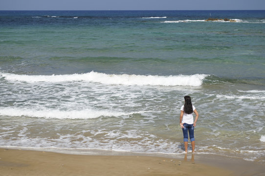 girl by the sea