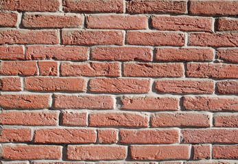 Red bricks wall