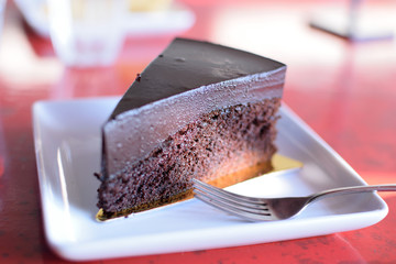Dark chocolate cake 