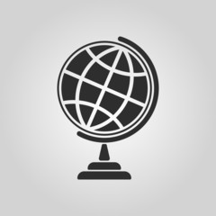 The globe icon. Globe symbol.