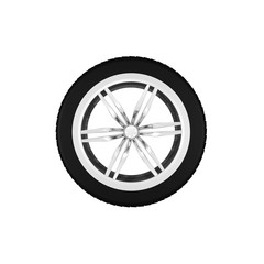 3d tire and alloy wheel