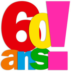 Icône 60 ANS (fête félicitations joyeux anniversaire)