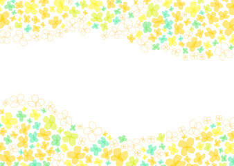 Fototapeta premium 菜の花フレーム