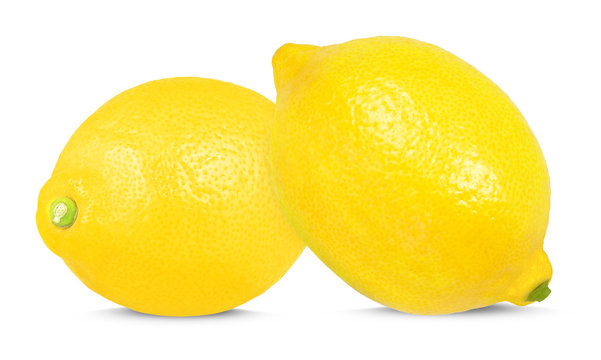 lemon  isolated on white background