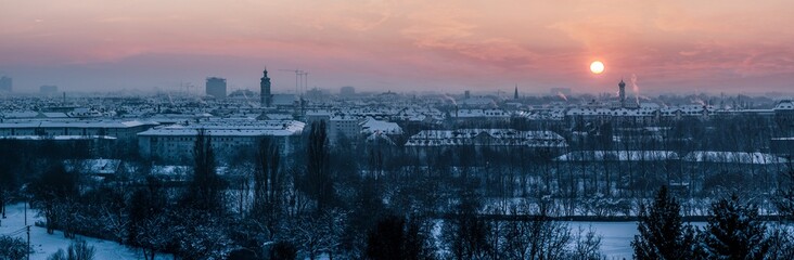 Panoramafoto Stadt München