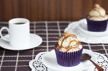 Caramel Latte Cupcake