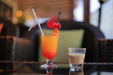 Baileys liqueur and cocktail