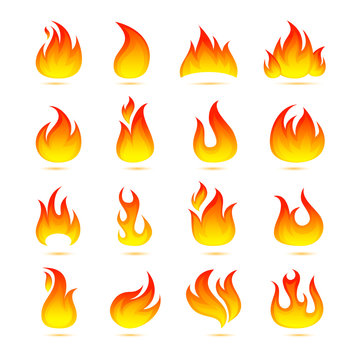 Fire Icons Set