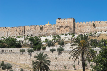 Golden gates of Jerusalem