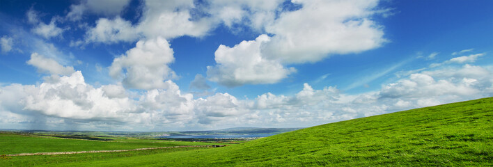 Panoramic View of Liscannor from Cliffs of Moher, Ireland