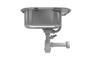 Lavandino, lavabo, idraulico, scarico, tubature, cucina