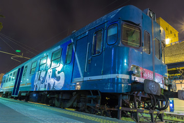 Obraz premium Old electric station