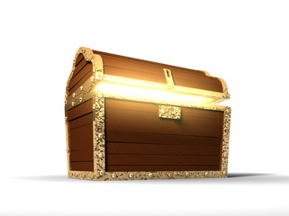 3d: Glowing Treasure Chest