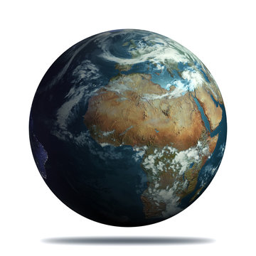 Earth: Realistic Earth View of Africa