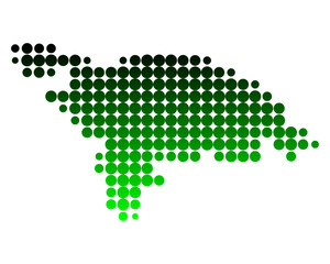 Karte des Thurgau