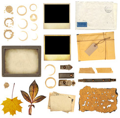 Collection elements for scrapbooking