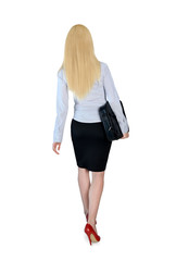 Business woman walk