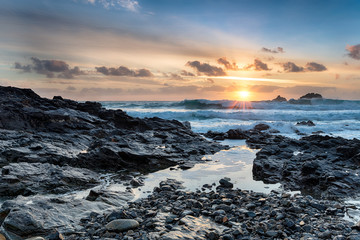 Stormy Ocean at Cape Cornwall