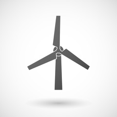 wind generator  icon on white background