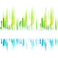 Abstract spring urban background for your text