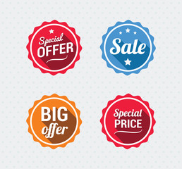 Sale & Special Offer Retro Badges