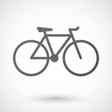 bicycle  icon on white background