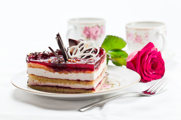torte with jelly