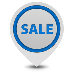 sale pointer icon on white background