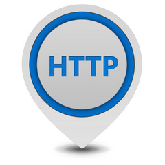 http pointer icon on white background