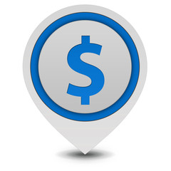 money pointer icon on white background