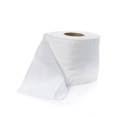 White tissue paper on white background