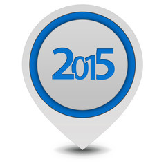 2015 pointer icon on white background