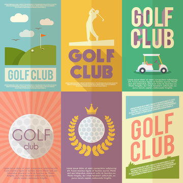 Golf Poster Set