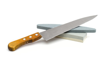 grindstone on the white background