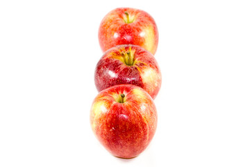 Fototapeta na wymiar Frische Rote Äpfel