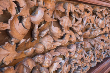 wooden wall sculpt