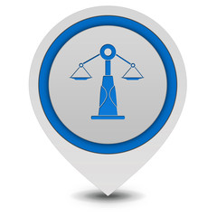 Law pointer icon on white background