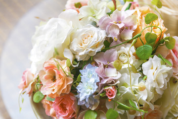 ブライダル　フラワーアレンジメント　Bridal flowers