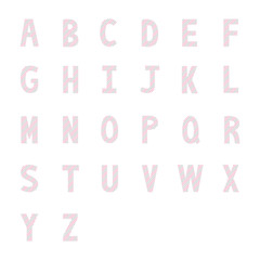 Stripes pattern alphabet letters2